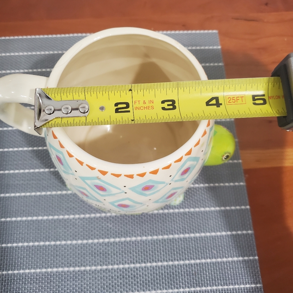 Natural Life Multicolor Turtle Mug - Picture 5 of 6